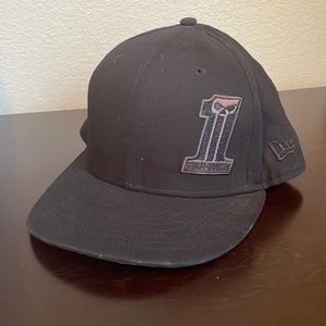 Black New Era Harley Davidson hat. Size 7 1/8